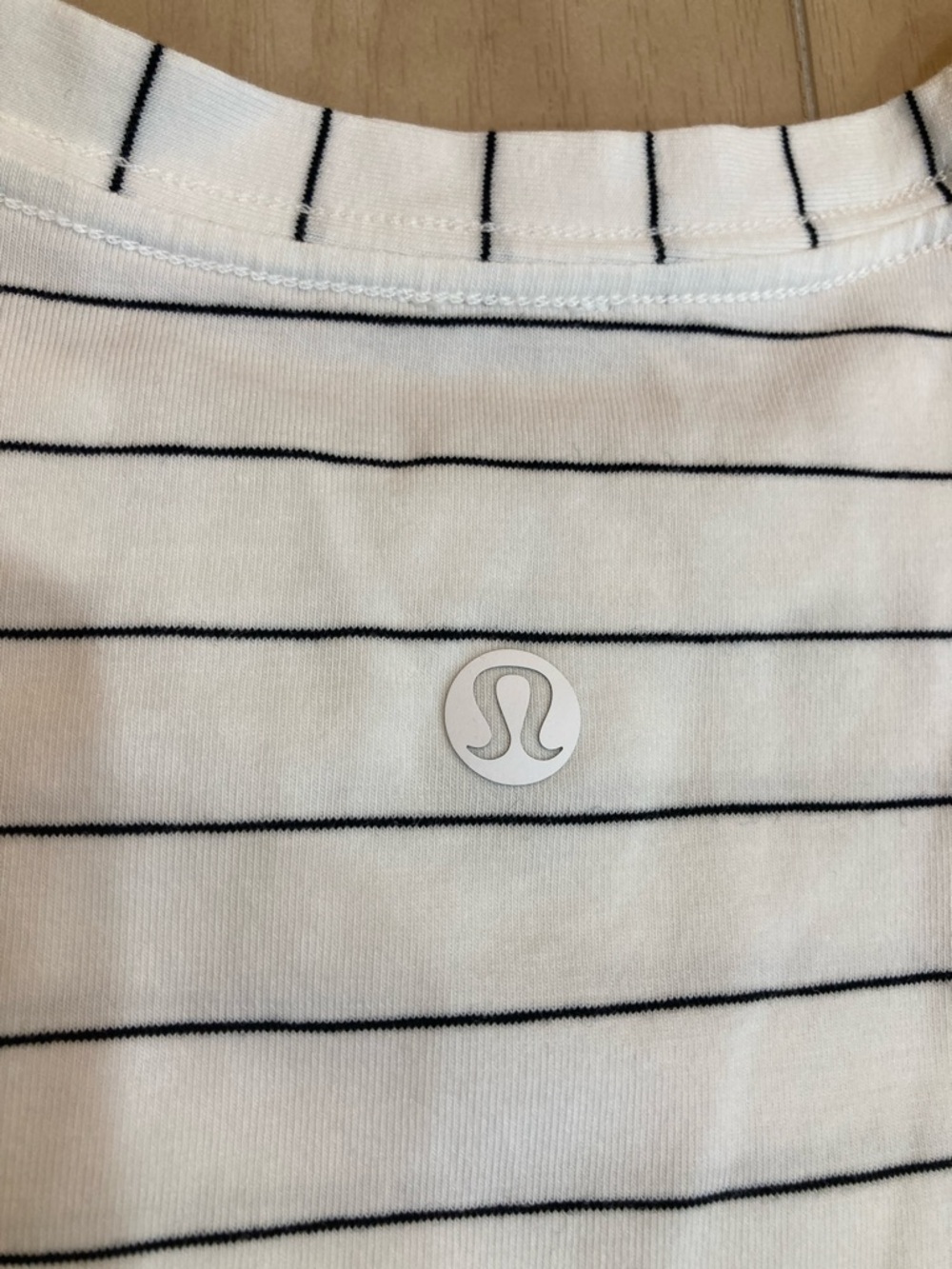 Lululemon Love crew neck striped tee